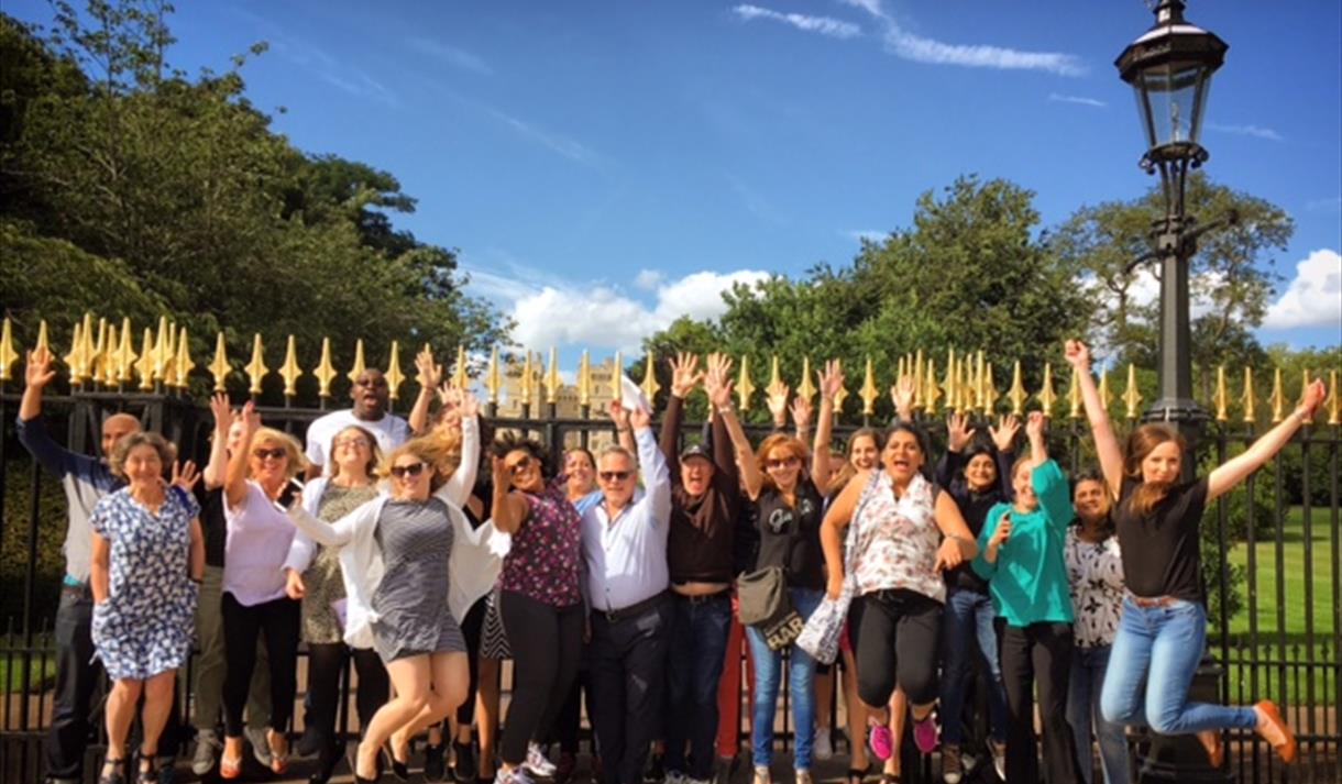 Windsor Tourist Guides Ltd with a group